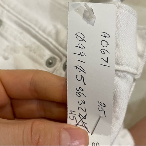 J crew slim boyfriend jeans white - Picture 6 of 7